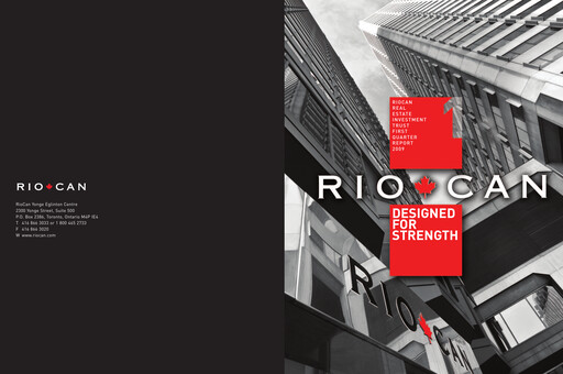 Thumbnail RioCan REIT Quarterly Report 2009-q1