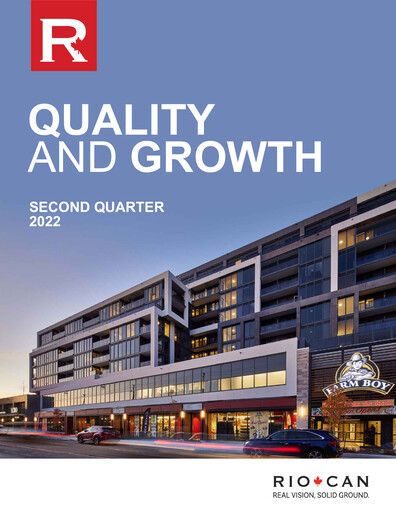 Thumbnail RioCan REIT Quarterly Report 2022-q2