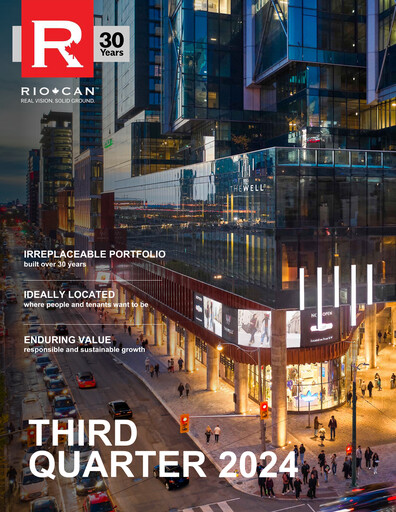 Thumbnail RioCan REIT Quarterly Report 2024-q3