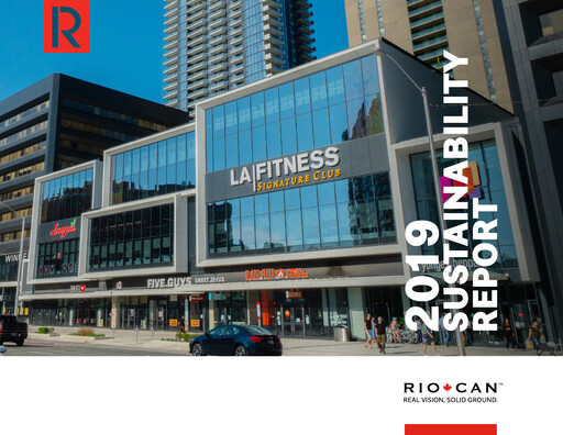 Thumbnail RioCan REIT Sustainability Report 2019