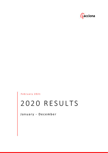 Thumbnail Acciona
 Financial Report 2020