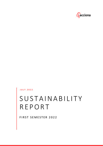 Thumbnail Acciona
 Sustainability Report 2022-h1