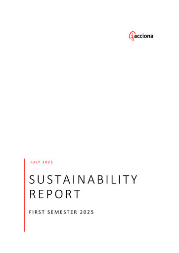 Thumbnail Acciona
 Sustainability Report 2025-h1