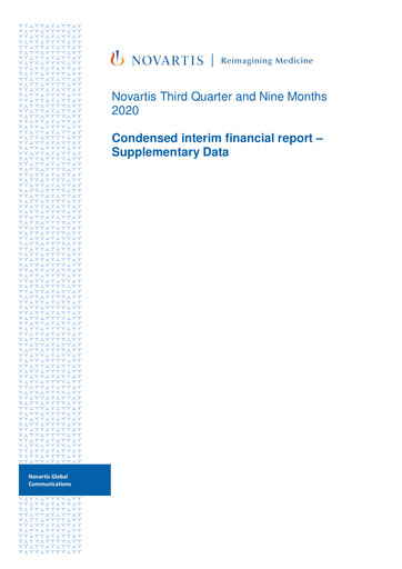 Thumbnail Novartis Quarterly Report 2020-q3