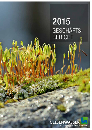 Thumbnail Gelsenwasser Annual Report 2015