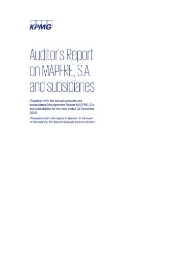 Thumbnail Mapfre Financial Statement 2022