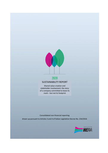 Thumbnail Hera Group Sustainability Report 2020