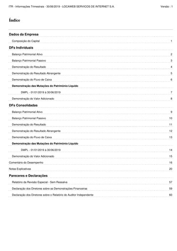 Thumbnail Locaweb Quarterly Report 2019-q2