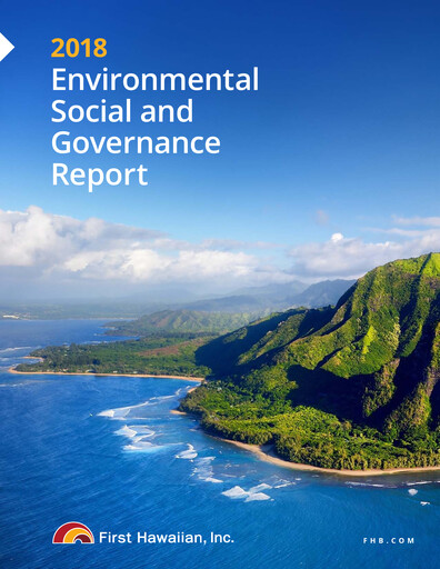 Vorschaubild First Hawaiian Bank
 ESG-Bericht 2018