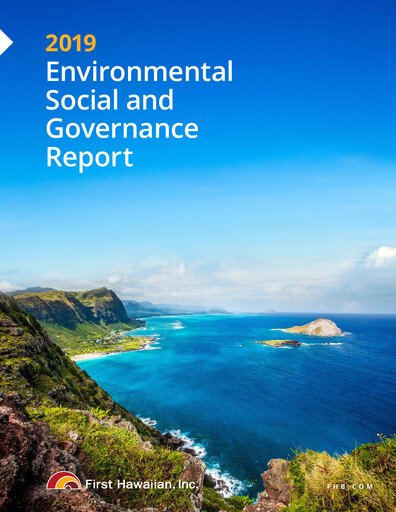 Vorschaubild First Hawaiian Bank
 ESG-Bericht 2019