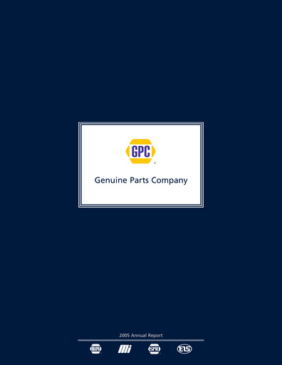 Thumbnail Genuine Parts Company
 Annual Report 2005