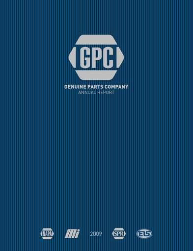 Thumbnail Genuine Parts Company
 Annual Report 2009