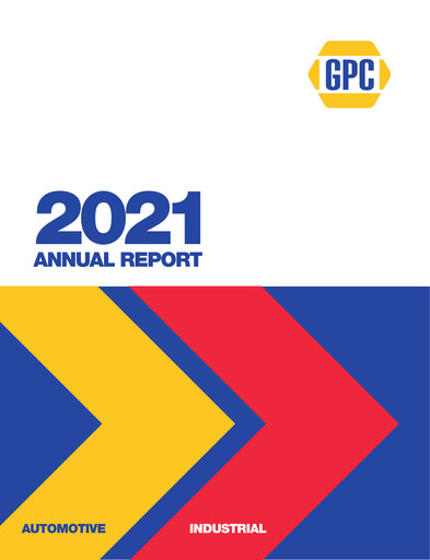 Thumbnail Genuine Parts Company
 Annual Report 2021