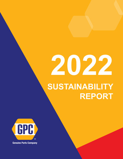 Thumbnail Genuine Parts Company
 Sustainability Report 2022