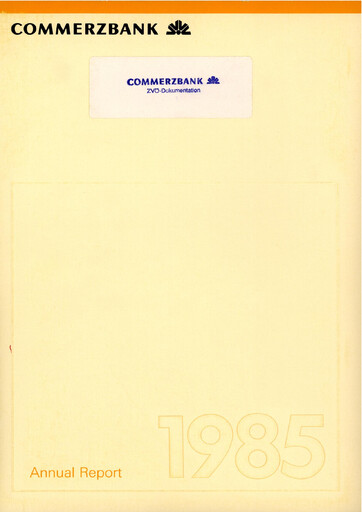 Thumbnail Commerzbank Annual Report 1985