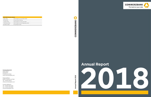 Thumbnail Commerzbank Annual Report 2018