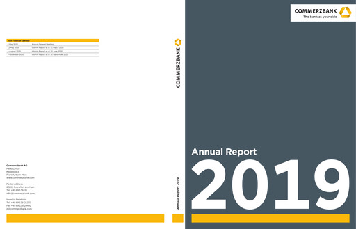 Thumbnail Commerzbank Annual Report 2019