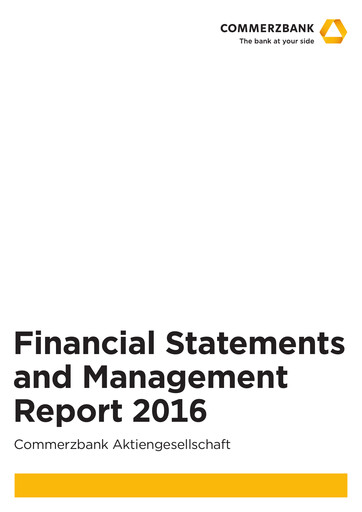 Thumbnail Commerzbank Financial Statement 2016