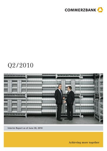 Thumbnail Commerzbank Half-year Report 2010-h1