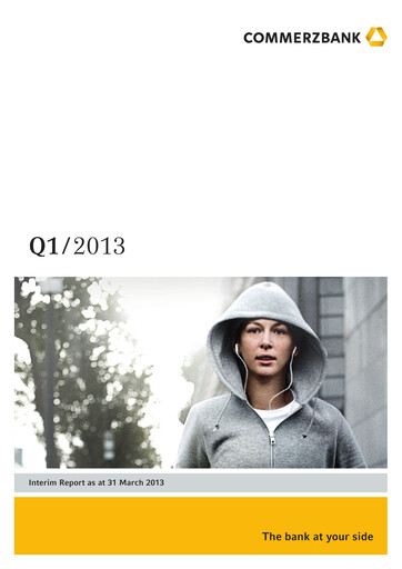 Vorschaubild Commerzbank Quartalsbericht 2013-q1