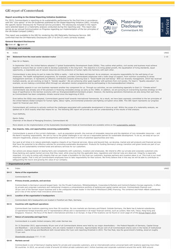 Thumbnail Commerzbank Sustainability Report 2015
