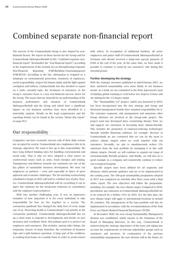 Thumbnail Commerzbank Sustainability Report 2020