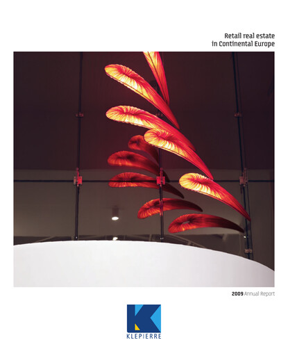 Thumbnail Klépierre Annual Report 2009