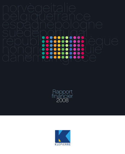 Miniature Klépierre Rapport financier 2008