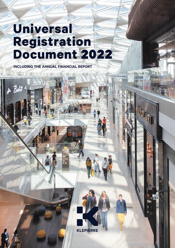 Thumbnail Klépierre Universal Registration Document 2022