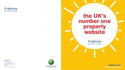 Thumbnail Rightmove
 Annual Report 2014