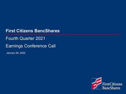 Thumbnail First Citizens BancShares
 Quarterly Report 2021-q4