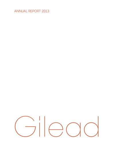 Thumbnail Gilead Sciences Annual Report 2013