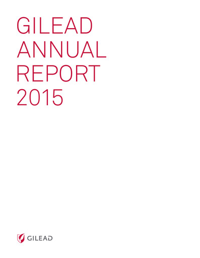 Thumbnail Gilead Sciences Annual Report 2015