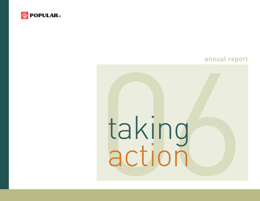 Thumbnail Popular, Inc. (Banco Popular de Puerto Rico) Annual Report 2006