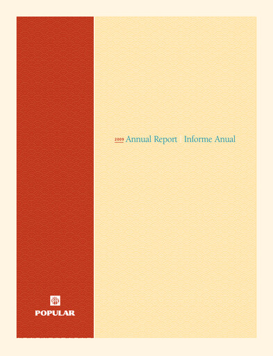 Thumbnail Popular, Inc. (Banco Popular de Puerto Rico) Annual Report 2009