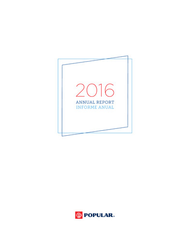 Thumbnail Popular, Inc. (Banco Popular de Puerto Rico) Annual Report 2016