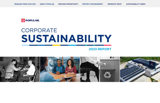 Vorschaubild Popular, Inc. (Banco Popular de Puerto Rico) Nachhaltigkeitsbericht 2023