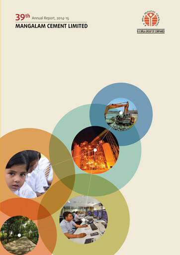 Thumbnail Mangalam Cement Annual Report 2014-2015