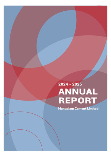 Thumbnail Mangalam Cement Annual Report 2024-2025