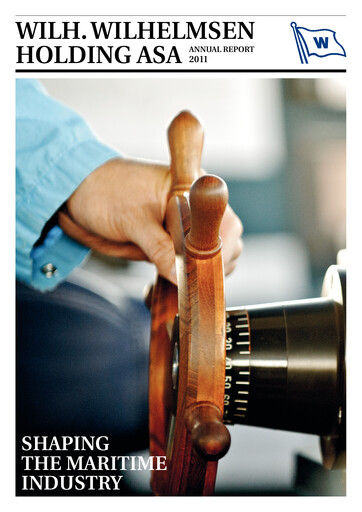 Miniature Wilh. Wilhelmsen Holding Rapport annuel 2011