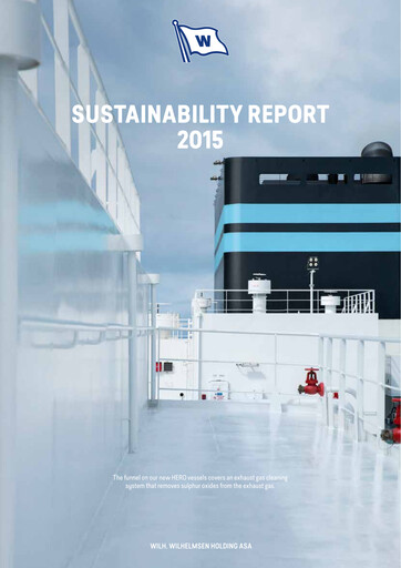 Thumbnail Wilh. Wilhelmsen Holding Sustainability Report 2015