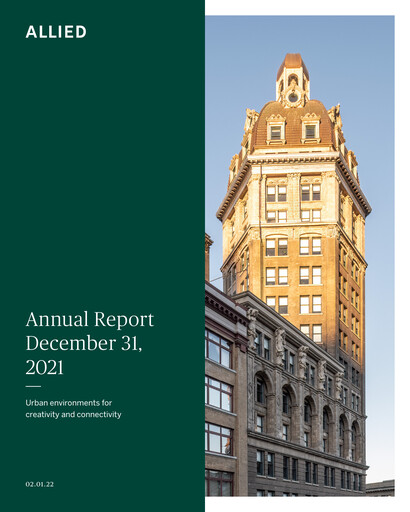Thumbnail Allied Properties REIT Annual Report 2021