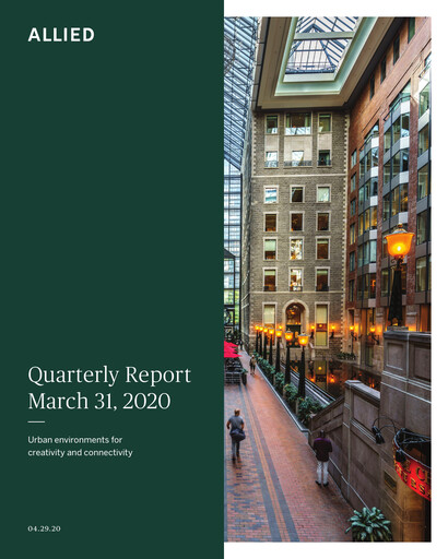 Thumbnail Allied Properties REIT Quarterly Report 2020-q1