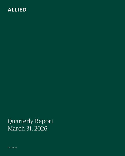 Thumbnail Allied Properties REIT Quarterly Report 2026-q1