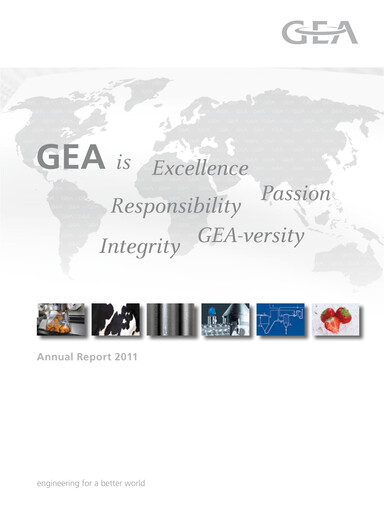 Thumbnail GEA Group
 Annual Report 2011