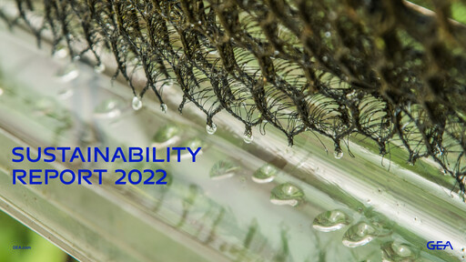 Vorschaubild GEA Group
 Nachhaltigkeitsbericht 2022