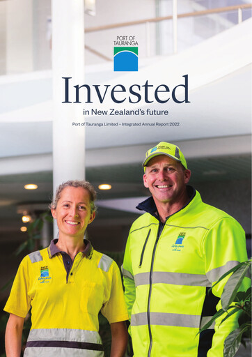 Miniature Port of Tauranga Rapport annuel 2022