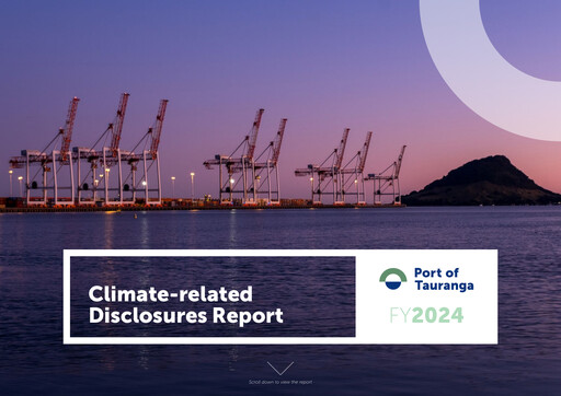 Thumbnail Port of Tauranga ESG Report 2024