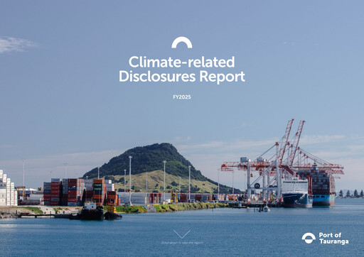 Thumbnail Port of Tauranga ESG Report 2025