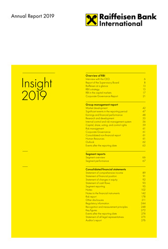 Thumbnail Raiffeisen Bank International Annual Report 2019